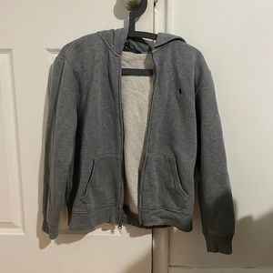 Polo Ralph Lauren Gray Zipper Hoodie